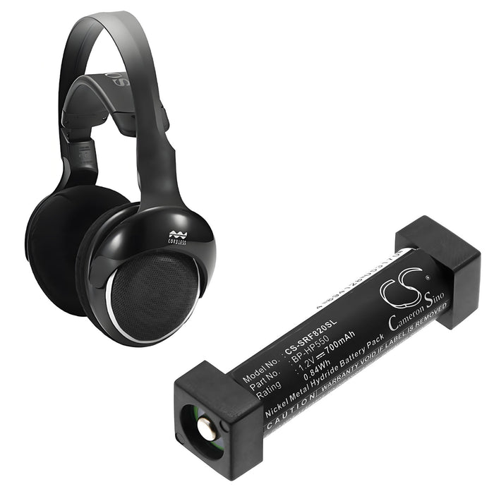 Sony BF-TDSY,MDR-DS3000,MDR-DS4000,MDR-IF140,MDR-IF140K,MDR-IF240R,MDR-IF240R?K,MDR-IF240RK,MDR-IF540R,MDR-IF540RK,MDR-I Headphone Replacement Battery