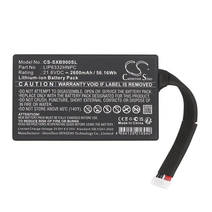 Sony GTK-XB90 2600mAh Speaker Replacement Battery