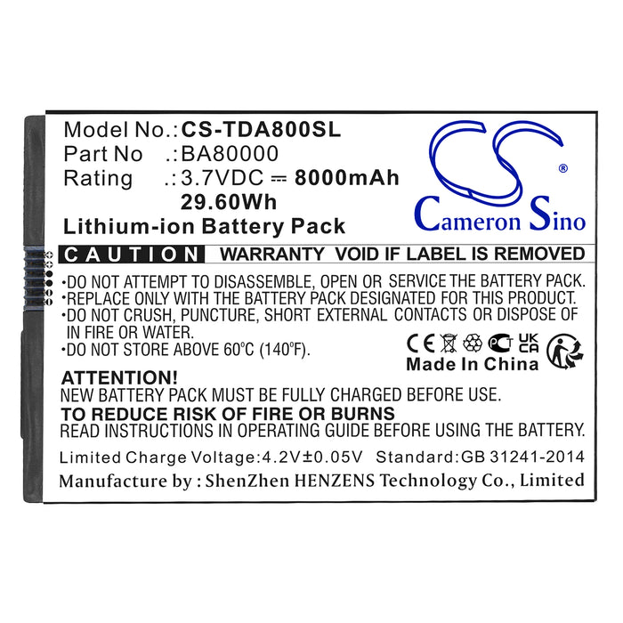 Flytech PB63D31 POS Workstation Replacement Battery