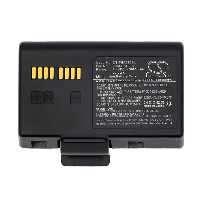 TSC Alpha 3L Printer Replacement Battery