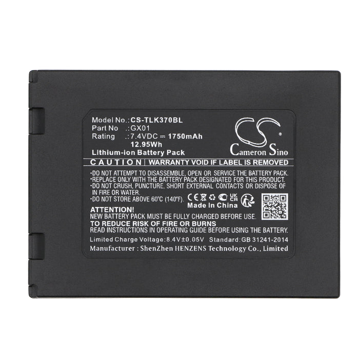 Tactilion G3 G870 K370 Payment Terminal Replacement Battery