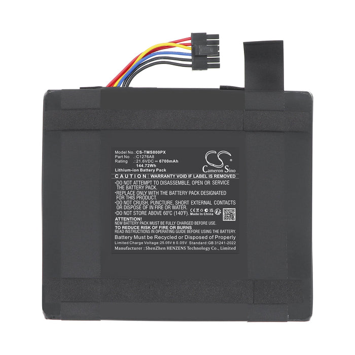 TerraMow S1200 V1000 S800 V600 6700mAh Lawn Mower Replacement Battery
