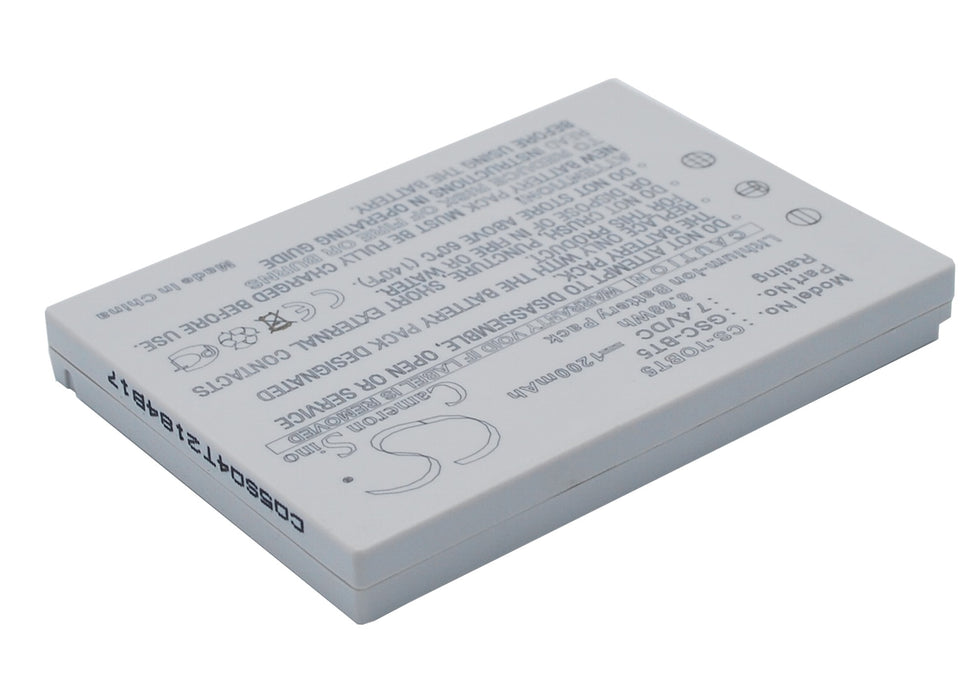 Toshiba Gigashot GSC-R60AU,Gigashot GSC-R30,Gigashot GSC-R60,Gigashot GSC-R30AU Camera Replacement Battery