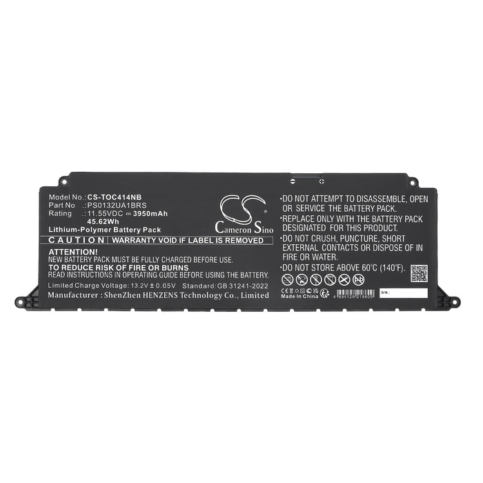 Dynabook Satellite Pro C40-K-00L007 Satellite Pro C40-K-00Q007 Satellite Pro C40-K-0CV007 Satellite Pro C40-K- Laptop and Notebook Replacement Battery
