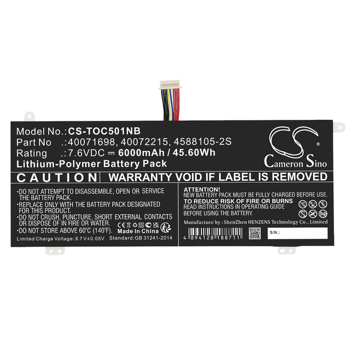 Dynabook Satellite Pro C50-H-106 Satellite Pro C40-G-11G Satellite Pro C40-G-120 Satellite Pro C40-G-138 Satel Laptop and Notebook Replacement Battery