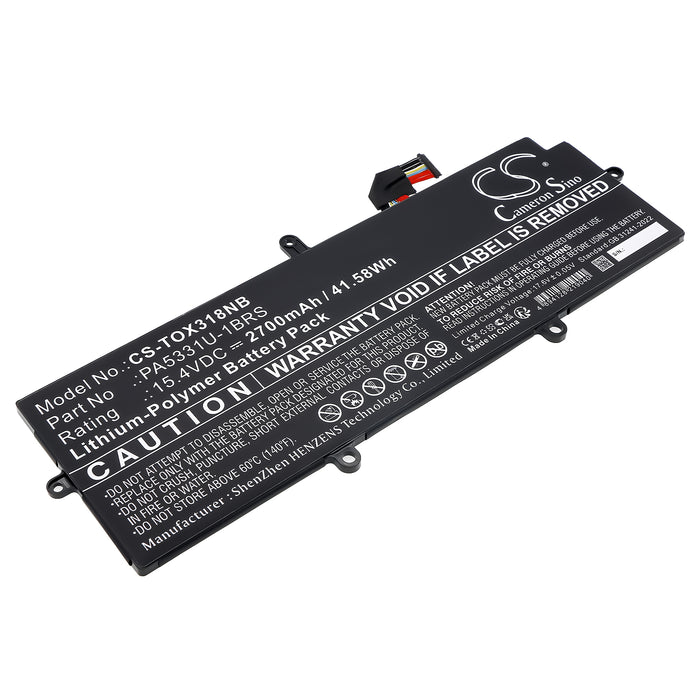Toshiba Dynabook Portege A30 Dynabook Portege A30-E-10K Dynabook Portege A30-E-10N Dynabook Portege A30-E-11E  Laptop and Notebook Replacement Battery