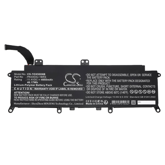 Toshiba Dynabook Tecra X50-F Tecra X50-F-11E Tecra X50-F-11F Tecra X50-F-127 Tecra X50-F-12Q Tecra X50-F-12T T Laptop and Notebook Replacement Battery