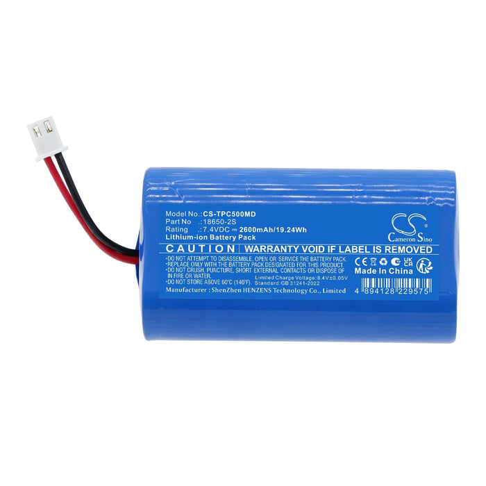 Topcon TRC-50DX TRC-50EX TRC-50IX Medical Replacement Battery