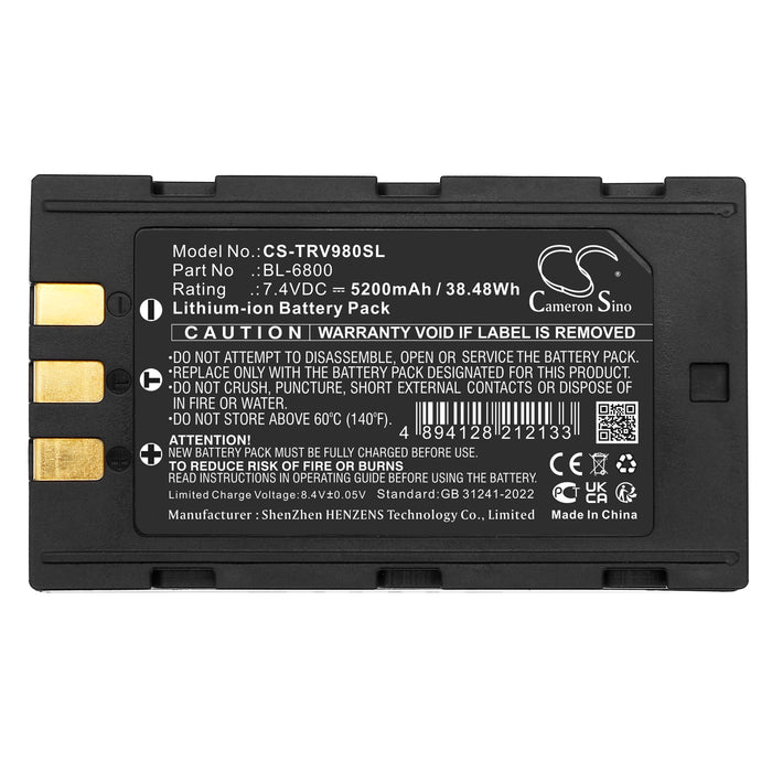 Teufel A16 TS7 V98 iRTK5 Host Bag Survey Multimeter and Equipment Replacement Battery