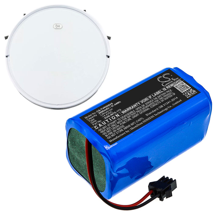 Pure Clean PUCRC660,PUCRC675,PUCRC850 Vacuum Replacement Battery