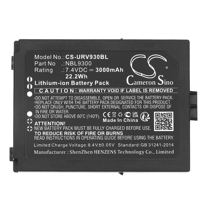Honiture NBL9300 Barcode Replacement Battery