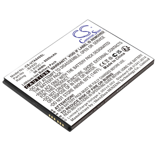 Sonim RS80 8000mAh Li-Polymer Black Tablet Replacement Battery