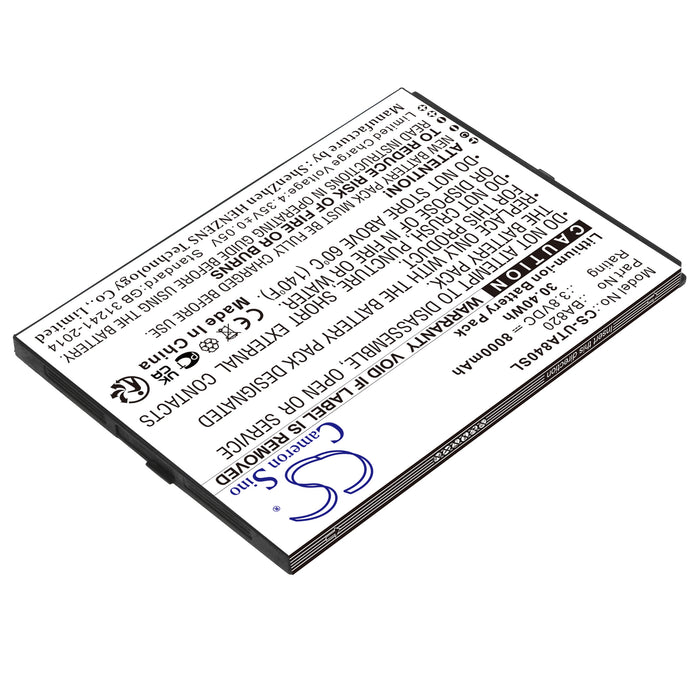GeoMax Zenius 800 Android Tablet 8000mAh Li-Polymer Black Tablet Replacement Battery