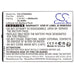 Sonim RS80 8000mAh Li-Polymer Black Tablet Replacement Battery