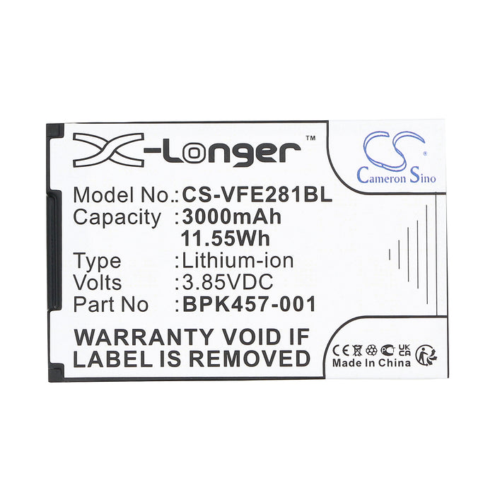 Verifone e280s e280s V2 Payment Terminal Replacement Battery