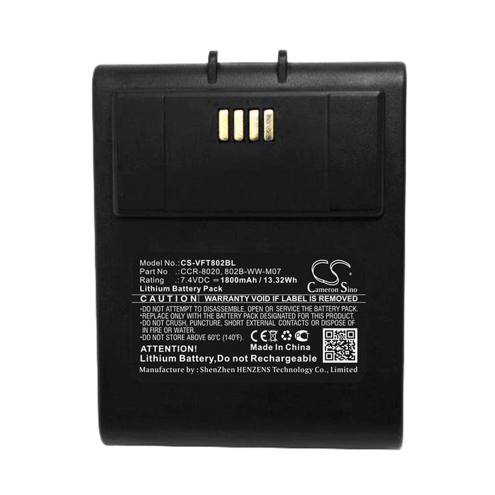 VeriFone 802B-WW-M05 M50 Nurit 8020 Nurit 8020US20 Payment Terminal Replacement Battery