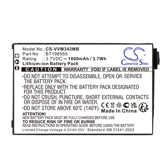 V Tech VM342,VM342-2 Baby Monitor Replacement Battery