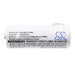Medic Lux 1919-P-5020 Medical Replacement Battery
