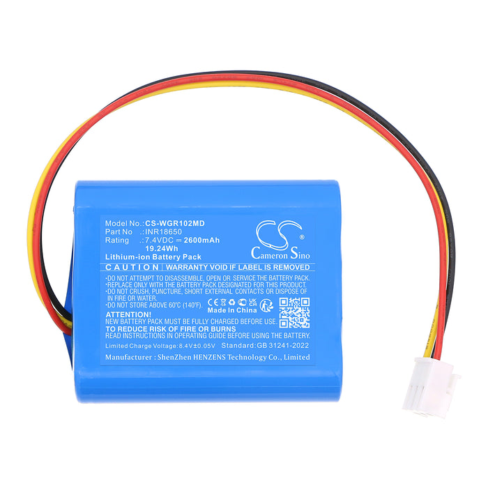 WEGO WGI-1020 Medical Replacement Battery