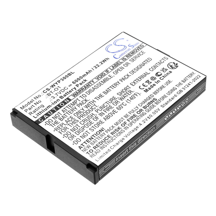Wiseasy P3 WPO3 WPOS3 WPOS-3 Barcode Replacement Battery
