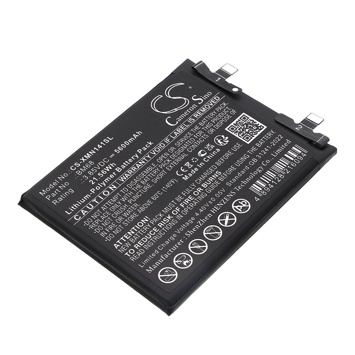 Redmi 24115RA8EC 24115RA8EG 24115RA8EI Note 14 Pro+ Mobile Phone Replacement Battery