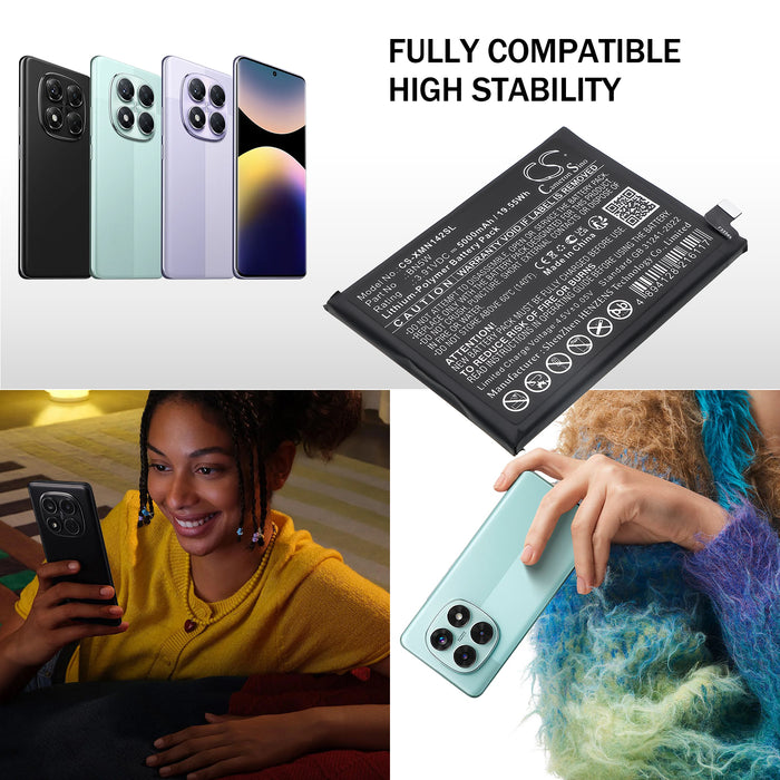 Redni 24116RACCG Note 14 Pro Mobile Phone Replacement Battery