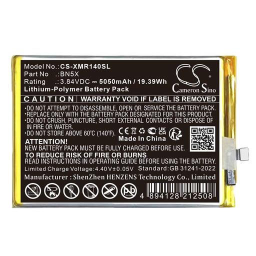 Xiaomi 2409BRN2CA 2409BRN2CC 2409BRN2CG 2409BRN2CL A3 Pro 4G Redmi 14C Mobile Phone Replacement Battery