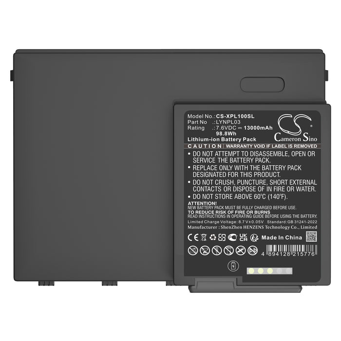Xplore RSL10 XLBE1 Xslate L10 Tablet Replacement Battery