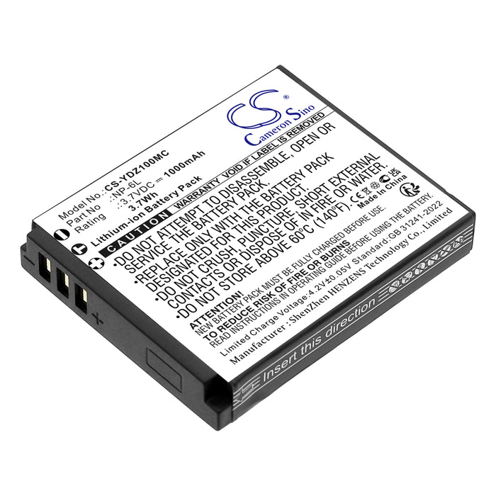 Generic FHD 1080P 44MP Digital Camera Camera Replacement Battery