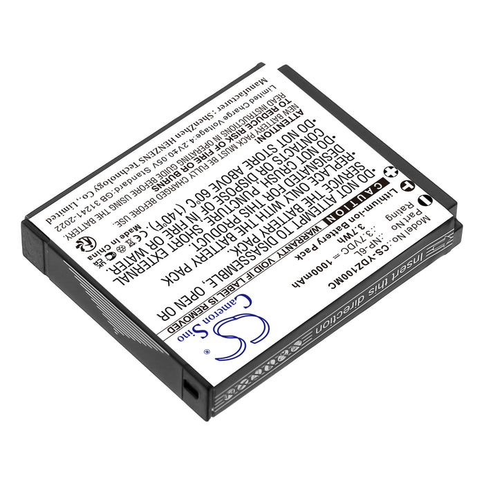 Generic FHD 1080P 44MP Digital Camera Camera Replacement Battery