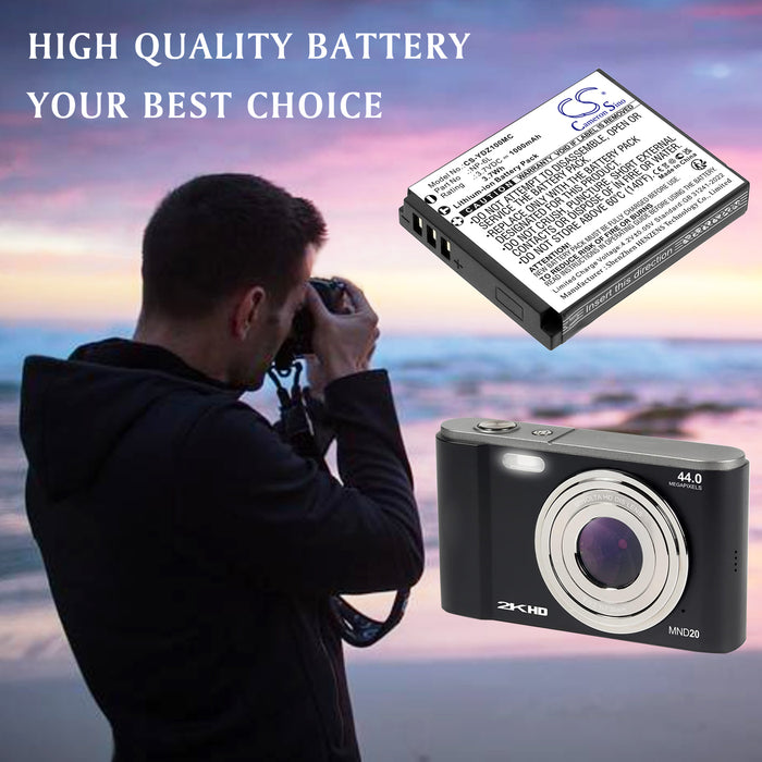 Yashica DZ-100 Hello Kitty,Yashica DigiPix Camera Replacement Battery