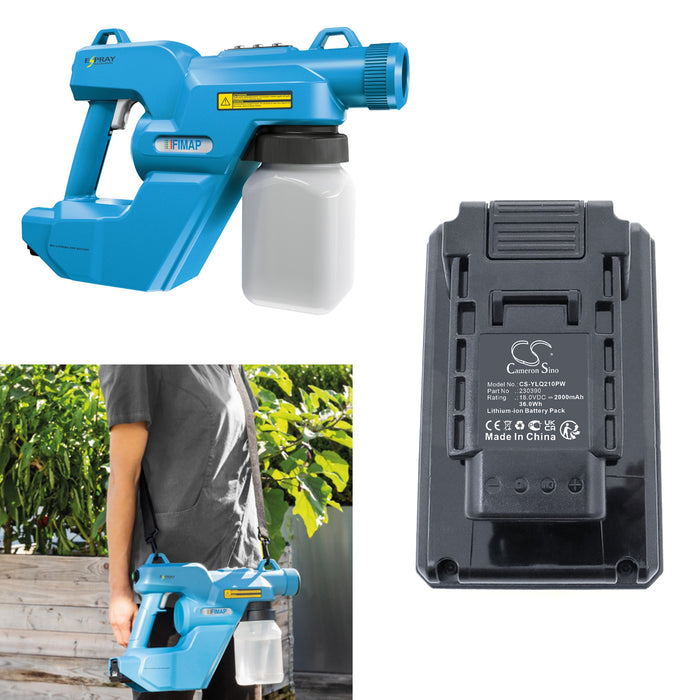 Fimap e-Spray 2000mAh Power Tool Replacement Battery