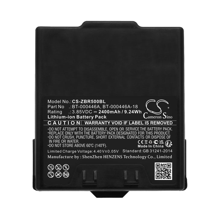 Zebra WS50 WS5000 WS5001 WS5001-0B2J3020ENA WS5001-0F2J3020ENA WR50 Barcode Replacement Battery