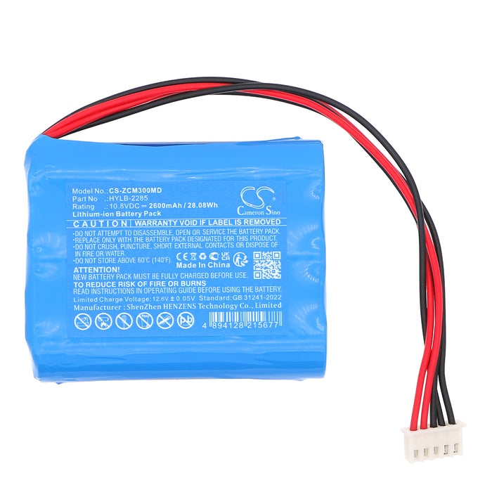 Zoncare ECG EKG monitor P-2273 iMAC 300 Medical Replacement Battery