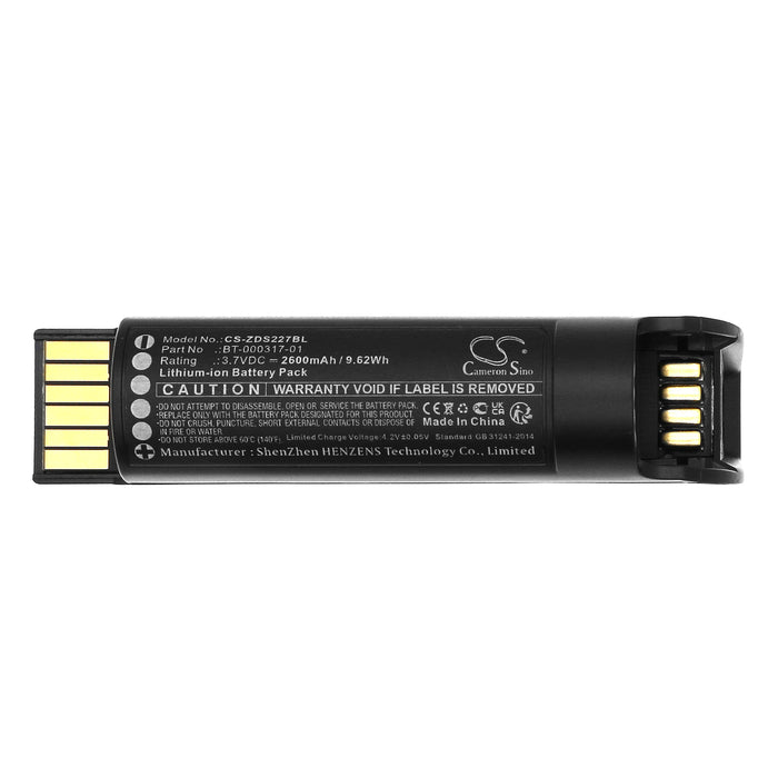 Zebra DS2278 DS22 DS2278SR CR2278 Delfiscan M81 DS2208 DS2278-HC CR2278-PC 2600mAh Barcode Replacement Battery
