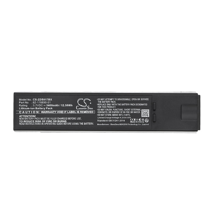 Zebra DS8170 DS8178 DS8100 Barcode Replacement Battery