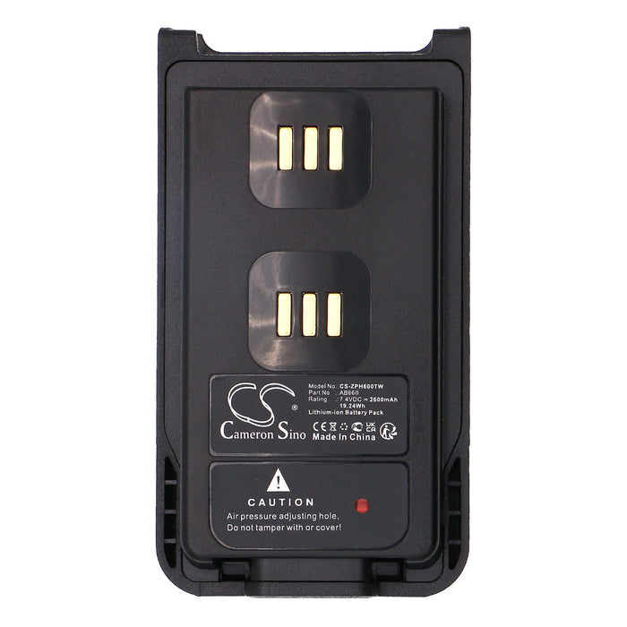 Zoll PH660 PH600L PH600 PH690 Two Way Radio Replacement Battery