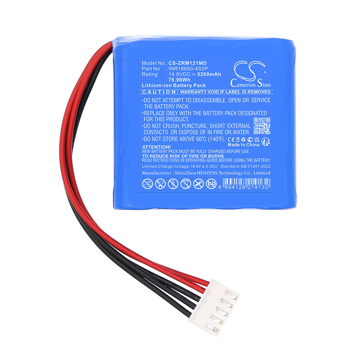 Zoncare QZ-1212 Medical Replacement Battery