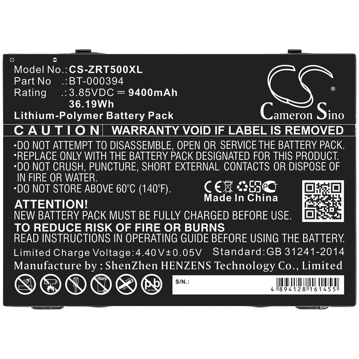 Zebra ET51,ET56 Tablet Replacement Battery