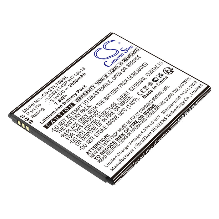 ZTE Blade A30,Blade A320,Blade L7 Mobile Phone Replacement Battery
