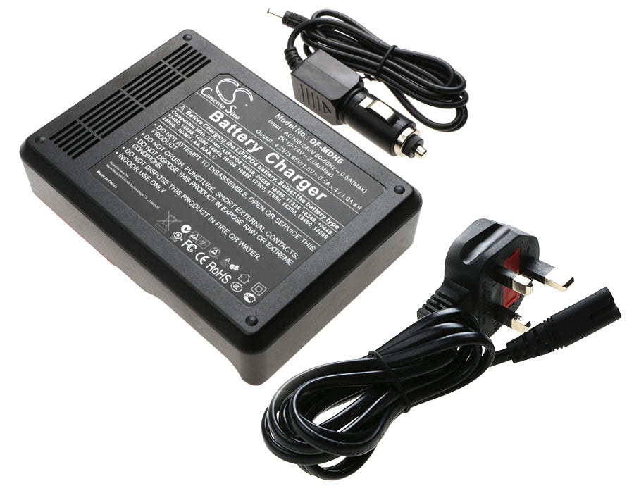 Battery Charger 18650,26650,18490,17335,16340,10440,13450,14430,14500,14650,16500,16650,17500,17650,18350,18500,25500,AA,AAA… Battery Charger