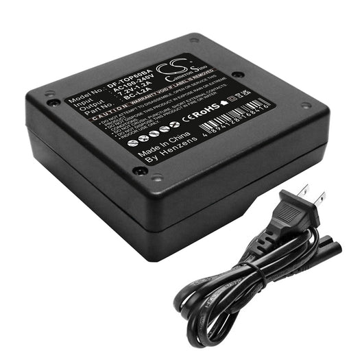 Topcon ES Total Station,OS Total Station,ES-600G,ES-605G,OS-602G,ES-602,ES-605,Hiper II,ES,CX,FX,SET-X Survey Multimeter and Equipment Battery Charger