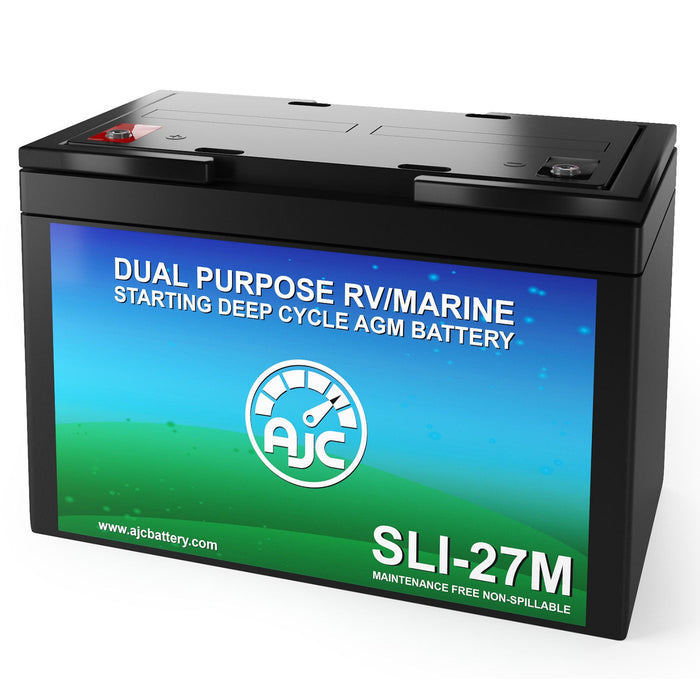 AJC Battery Compatible with Howard Price Hydra Power 1280 27M Lawn Mower and Tractor Battery