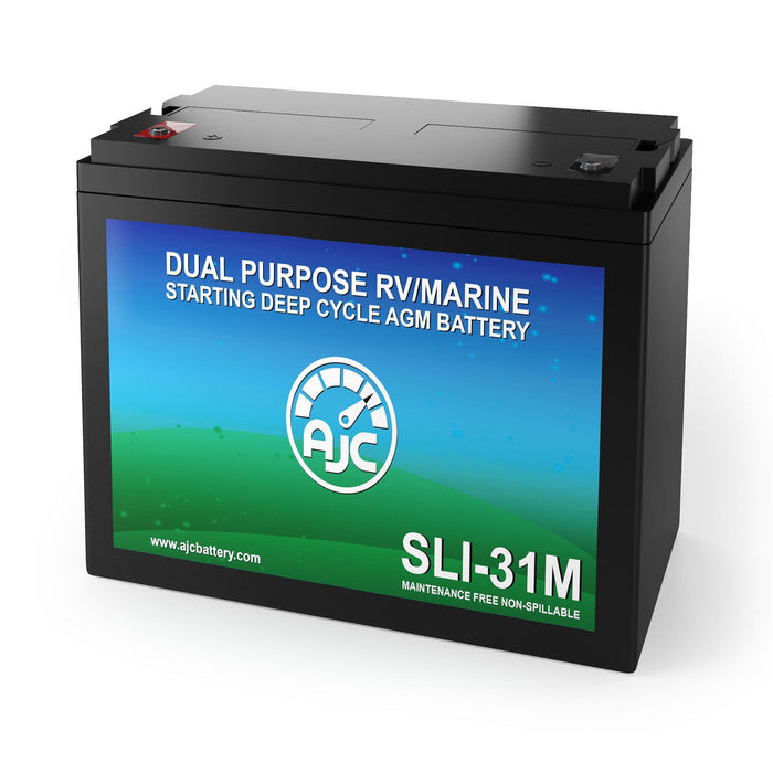 AJC Battery Compatible with Kohler 45RO Electric Plant 12V 100Ah Generator Battery