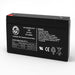 Emergi-Lite 2Fl1 6V 7Ah Alarm Replacement Battery