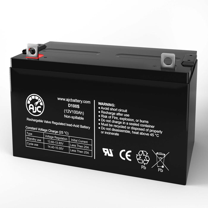 Long Way LW-6FM80G/C 12V 100Ah Sealed Lead Acid Replacement Battery