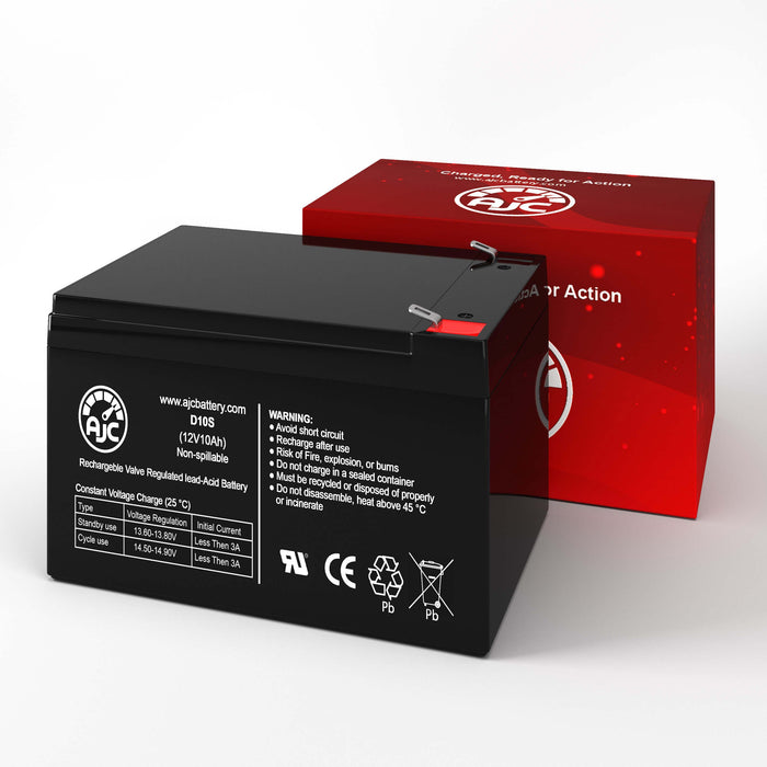Deltec PowerRite Pro II PRC1000 12V 10Ah UPS Replacement Battery-2
