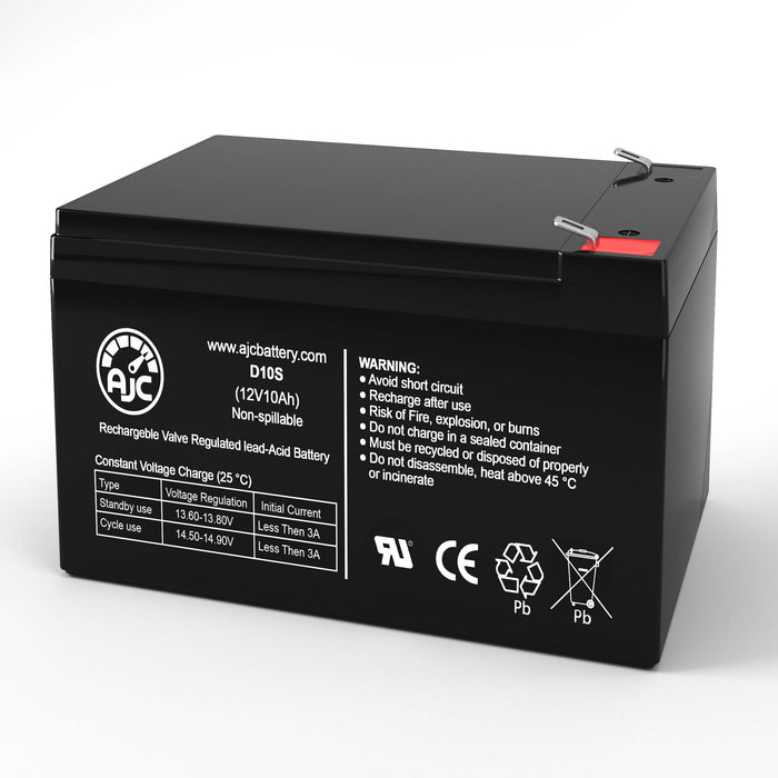 Leoch DJW12-12 T2 12V 10Ah UPS Replacement Battery