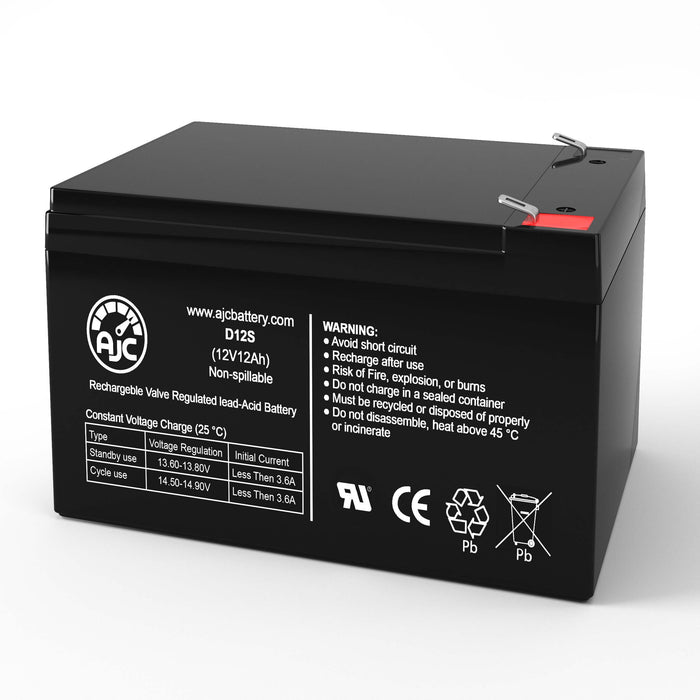 Peg Perego John Deere Ground Force Tractor 12V 12Ah Ride-On Toy Replacement Battery