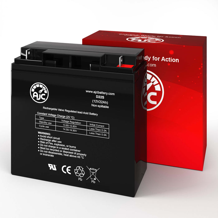 Enersys 12HX80 12V 22Ah Sealed Lead Acid Replacement Battery-2